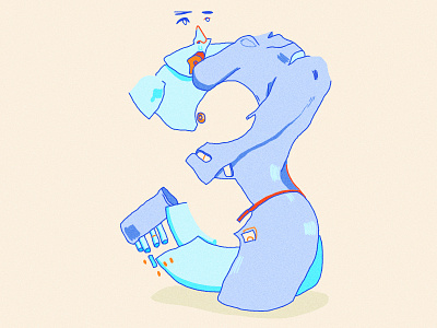 3 - 36 days of type 36daysoftype app art character illustration lettering type type design typo typography