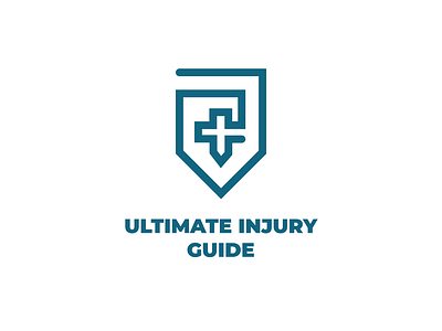 Ultimate Injury Guide Logo Design branding branding design clean company concept creative design design art graphic design health healthcare injury logo shield logo simple simple logo typography unique unique logo vector