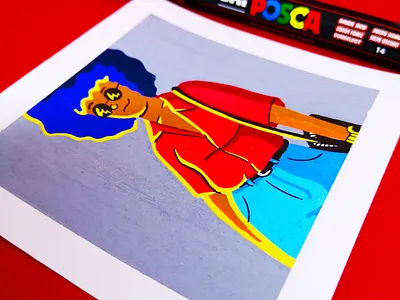 Style art color colors colour colourpallet design drawing graphic illustration light markers pens posca