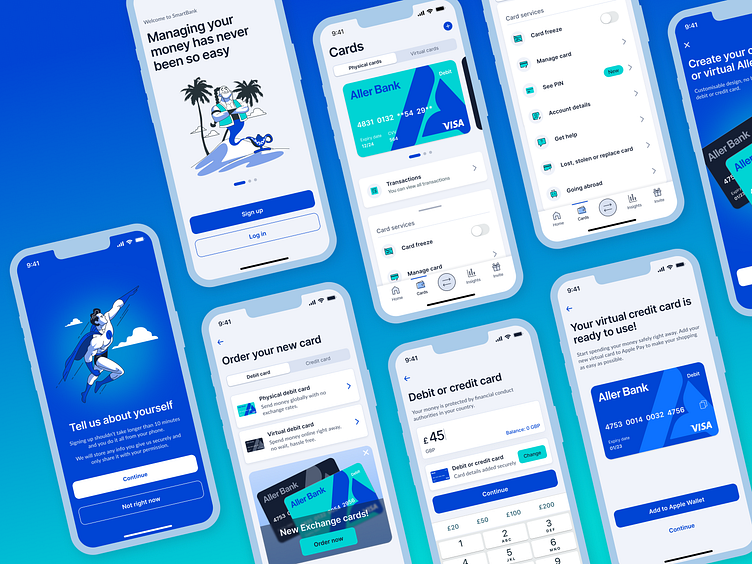 Aller Bank - mobile banking app by Tadek Wadas on Dribbble