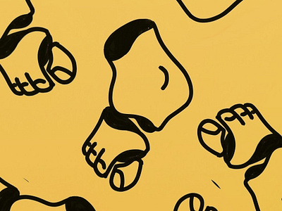 One step at a time art cartoon drawing feet foot illustration line art pattern sketch toe toes vector