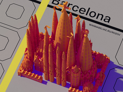Visit Barcelona 3d barcelona cg cinema4d rozov visualisation wnbl
