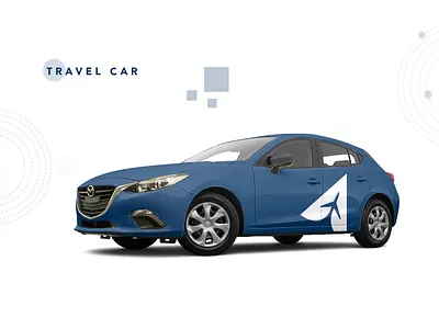 Ananya Travel World- Car rental Travel Agency car rental car travel design graphicdesign illustration logo logodesign travel agency web