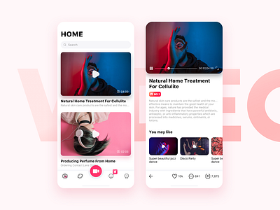 Video software app design icon ui