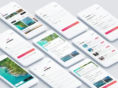 Travel app " Ovelloo " - discover the undiscovered android app booking branding city guide concept design icon illustrator ios iphone isometric logo minimal photoshop travel app typography ui ui ux design ux