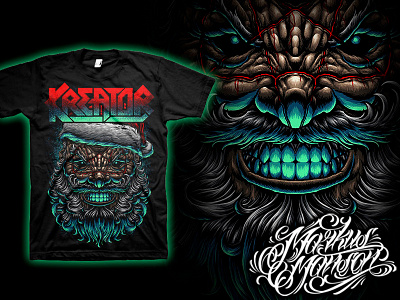 Kreator Santa Is Real band band merch blood bloody christmas dark kreator metal rock santa satan satanic xmas
