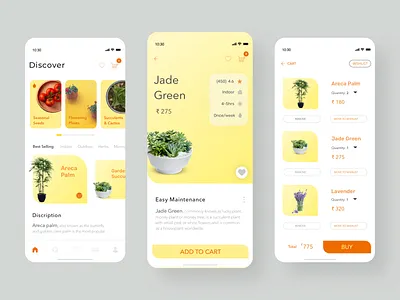Shop Plants app design plant shop ui