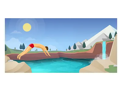 Summertime design illustration summertime vector