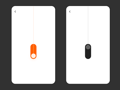 On/Off Switch - DailyUi #015 app dailyui dailyui015