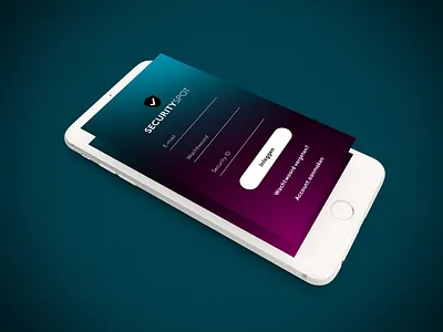 Concepting security app product design ui design