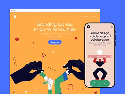 Meet Oliver Illustrations background character colourful craftwork eps hands illustration illustrations image landing man picture scene site svg vector walkthrough web website