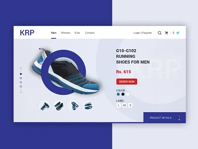 Shoes eCommerce shop adobexd app design design design studio uiux userinterface