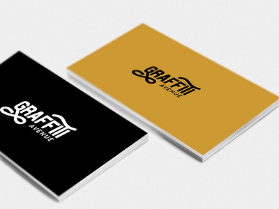 Graffiti Avenue Typography Logo 2d black branding design dribbble font free graphic graphic design handlettering logo logotype minimal mockup print typographic logo typography typography art