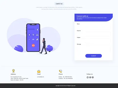 Contact Us adobe photoshop cc button clean creative color design font design form design