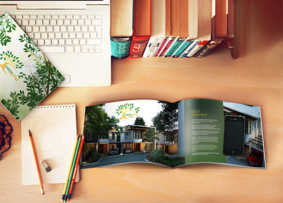 GREEN RICH - BOOKLET DESIGN & LOGO DESIGN booklet branding brochure illustration logodesign photoshop