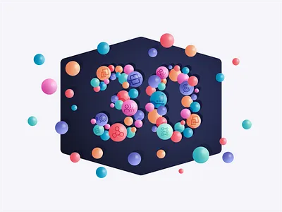 Enterprise Tech 30 Nomination 30 algolia design illustration nomination number reward