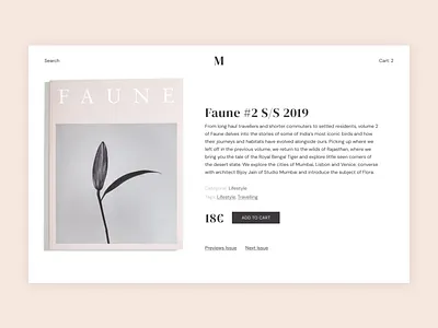 Daily UI #012: E-commerce black black and white card card design cart design ecommerce editorial flat item minimal product page typography ui ux ux design web website