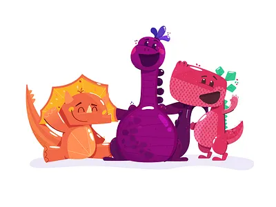 Publix Vitamin Dinos character dieline dinosaurs food grocery gummies gummy illustration market mascot packaging publix vitamins