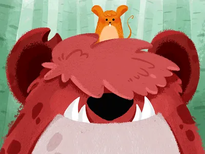 Wild Beasts animals art beasts color friends illustration mouse nature photoshop wacom