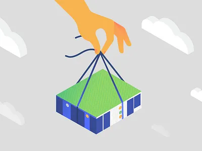 Urban Air Space Group design geometry illustration isometric london motion