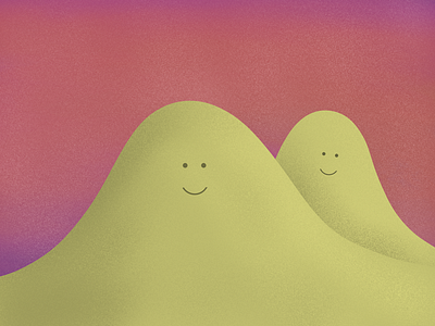 #100DayChallenge Day 20 happy hills kps3100 procreate