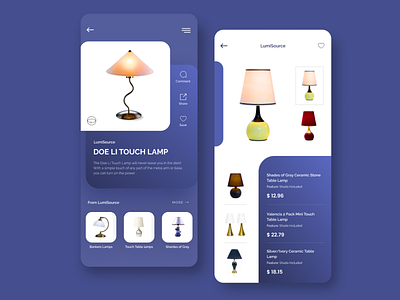 Walmart lamp shade app app ecommerce ecommerce app lamp light luxury minimal modern product shade shop shopping app ui uiux walmart