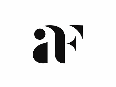 a + f af fa letter logo monogram