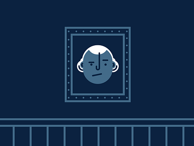 Founding Father animation colonial illustration mural person president washington