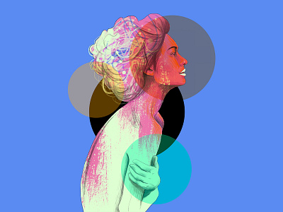 Portrait art design drawing fasion illustration instagram love models portrait