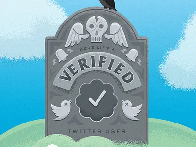 Can't take it with you brand illustration memento mori skull social media twitter