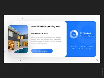 Housing Card Information application card card design design details housing information minimal rent system web design website