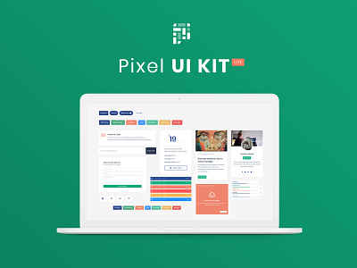 Pixel Lite - Free Bootstrap 4 UI KIT bootstrap bootstrap 4 ui kit bootstrap4 clean colorful components creative free freebies modern timeline ui ux