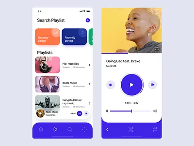 Video player Tunevolved animation color dark icon illustration music player stream tune video
