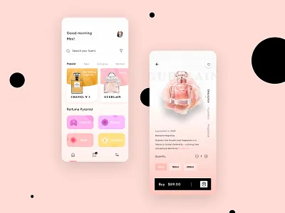 Perfume App Concept app design ecommerce ecommerce design ios iphonex mobile perfume product product design ui uidesign userexperiencedesign userinterface ux uxinspiration uxui