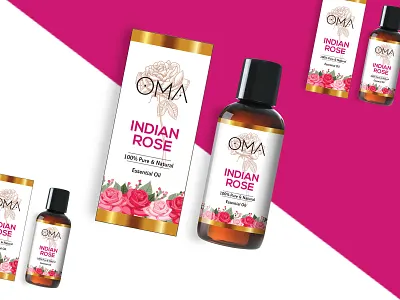 Essential Oil Packaging (Concept 2) branding concept design essential oil illustration logo luxury vector vector art