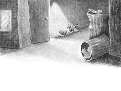 Rats 4 anthropomorphic art black and white childrens book childrens illustration digital digital art digital illustrator digital painting illustration