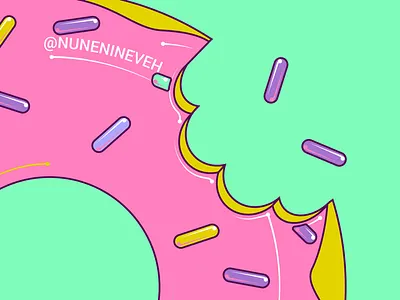 Donut’s close up 🍩 art design illustration illustrator