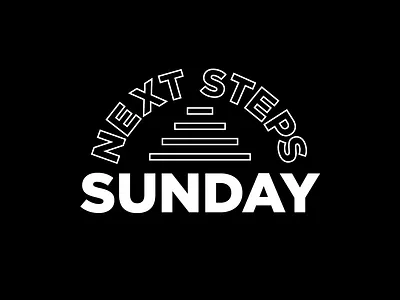 Next Steps Sunday adobe illustrator adobeillustrator app black and white brand branding design designer graphic design graphicdesign icon illustrator logo logodesign type typography ui ux vector vectorart