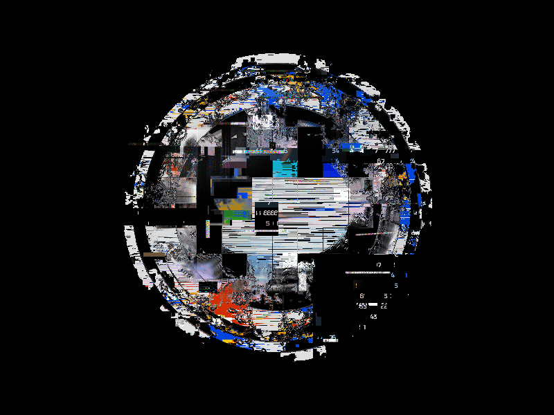 circle after effect aftereffects animated animatedgif glitch lsd numbers tv