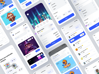 Filllo NFT Market UI Kit app app design app ui app ui kit blockchain crypto cryptocurrency design ethereum marketplace mobile mobile app nft nft art nft collection nft marketplace nfts ui ui kit ui8