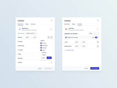 🗓️ Schedule Modal application calendar clean component modal product design ui ux