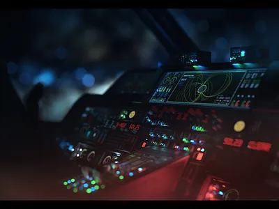 Cockpit adobe ae after effects c4d cinema 4d cyber cyberpunk design digital fui gui hud illustrator interface redshift scifi space ui ux vector