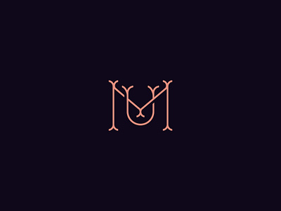Michelle Udelia brand branding design icon identity line art logo logomark logotype minimal monogram typography