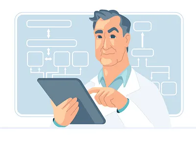 illustration for Systems engineering art design flat illustration illustrator vector