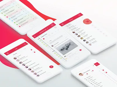 Management system app app design crm design flat icon management management app menu bar mobile mobile app ui userinterface ux vector