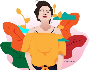 Vector drawing - Isabella Sena adobe illustrator coreldraw desenhar illustrator ilustração photoshop vetor