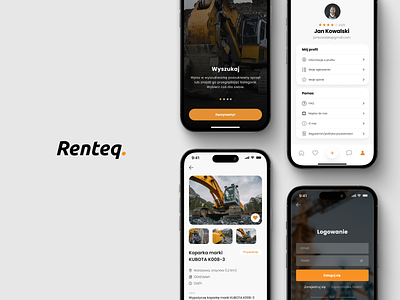 App for renting equipment | UX/UI app design figma ui ux