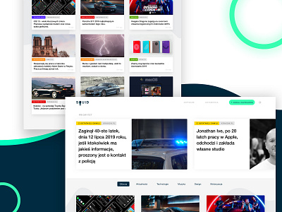 Squid App - Web Concept app app concept concept design dribbble experiencedesign for sale layout typography ui uiux userexperience userinterface ux vector web website