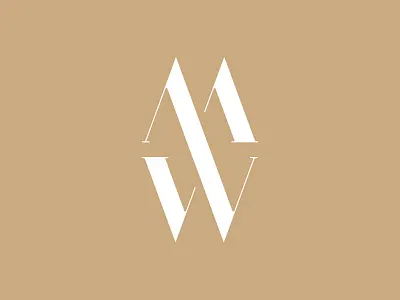 MW 3d branding clothing design fashion identity label logo logotype minimal monogram mw typography vector wordmark