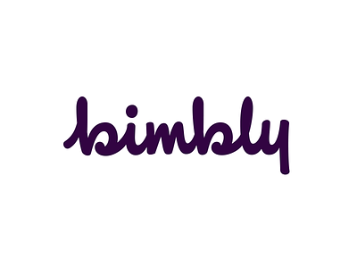 Bimbly — Baby Products brand branding calligraphy font hand lettering identity lettering logo logotype typeface typography wordmark